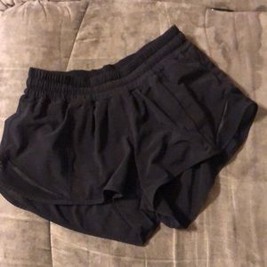Black athletic shorts
